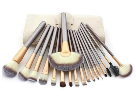 Persian Make-up Brush Suit Rice White Make Up Brush, Champagne Color Brush Handle Make-up Brush Without Persian Make-up Brush Suit Rice White Make Up Brush, Champagne Color Brush Handle Make-up Brush Without